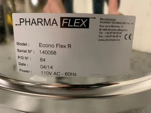Pharma Technology Pharmaflex Econo Flex R Vertical Tablet Deduster with Integrated Metal Detector