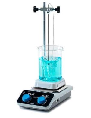 Heating magnetic stirrer AREC 4 Digital Velp with probe, rod and clamp-cover