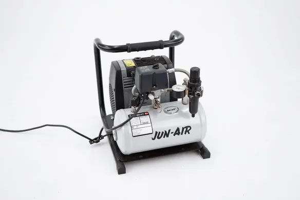 Jun-Air OF301-4B Oil-Free Compressor with Tank and Quiet Operation