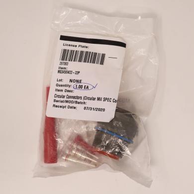 Amphenol MS3456W22-22P Circular MIL-Spec 4-Pin Size 8 Threaded Coupling Connector-cover