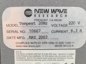New Wave Research UP-213 Laser Ablation System with Tempest 20Hz Laser, 26 of 36