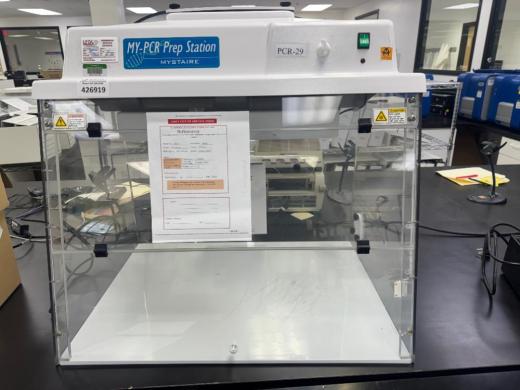 Mystaire MY-PCR Prep Station MY-PCR32 Enclosed PCR Preparation Workstation-cover
