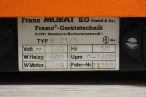Franz Morat M21/1 Hot Plate with Magnetic Stirrer, 2 of 3