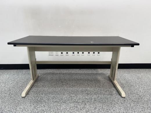 5-foot Laboratory Bench with Durable Black Tabletop and Metal Frame-cover