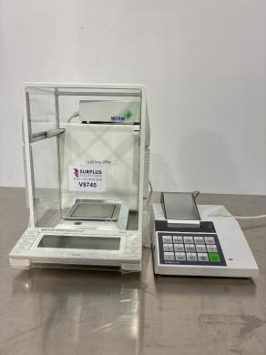 Mettler Toledo AT261 DeltaRange Precision Analytical Balance with Draft Shield and Integrated Printer-cover