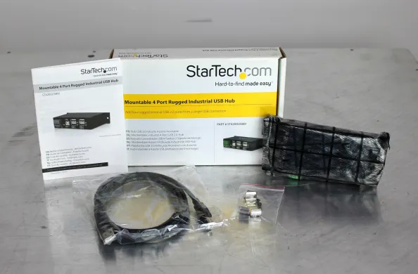 StarTech 4 Port USB 2.0 Hub ST4200USBM for Data Transfer and Connectivity