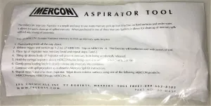 Mercon Mercury Spill Kit for Safe Mercury Spill Response and Decontamination, 6 of 13