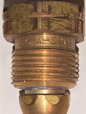 Matheson 8H-590 (100S) Brass Gas Regulator - CGA 590-cover