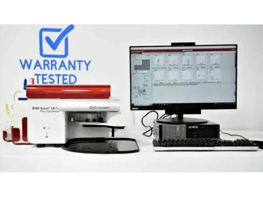 BD Accuri C6 Plus 2-Laser 4-Color Benchtop Flow Cytometer with C-Sampler-cover