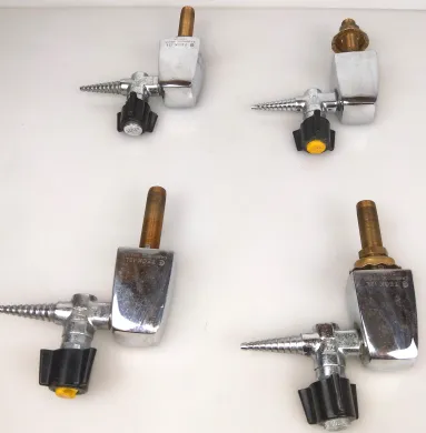 Assorted Deck-Mount Turrets and Valves for Air, Gas, and Vacuum Applications