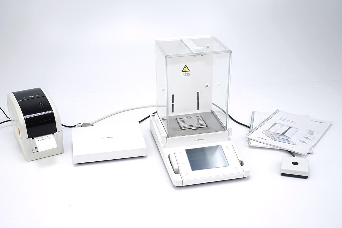 Sartorius Cubis MSA125P Semi-Micro Analytical Balance, 0.01 mg Readability, 120 g Capacity with YDP30 Printer