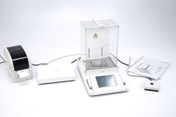 Sartorius Cubis MSA125P Semi-Micro Analytical Balance, 0.01 mg Readability, 120 g Capacity with YDP30 Printer