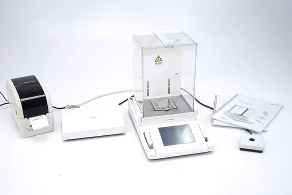 Sartorius Cubis MSA125P Semi-Micro Analytical Balance, 0.01 mg Readability, 120 g Capacity with YDP30 Printer