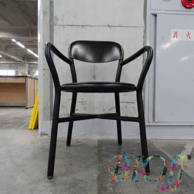 Magis 5983 Pipe Chair Wood, Aluminum Frame, Beech Plywood Seat and Back