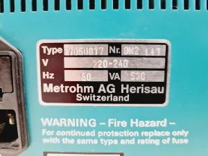 Metrohm 872 with 774 Oven Sample Process, 41 of 51
