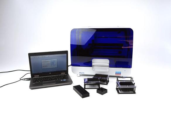 QIAGEN QIAgility Automated PCR Setup System Robotic Workstation with UV Light and HEPA Enclosure-cover