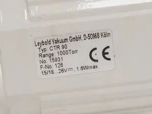 Leybold Ceravac CTR90 Vacuum Gauge Controller with Dual Ceravac Readouts, 3 of 9