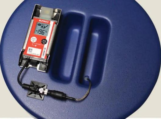 Taylor Wharton CX100 Necktube Core with ELPRO LIBERO GE Temperature Datalogger and Probe-cover