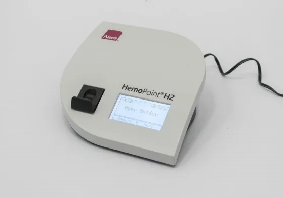 Alere HemoPoint H2 Meter 3011-0011-0183 Hemoglobin Blood Analyzer 120V