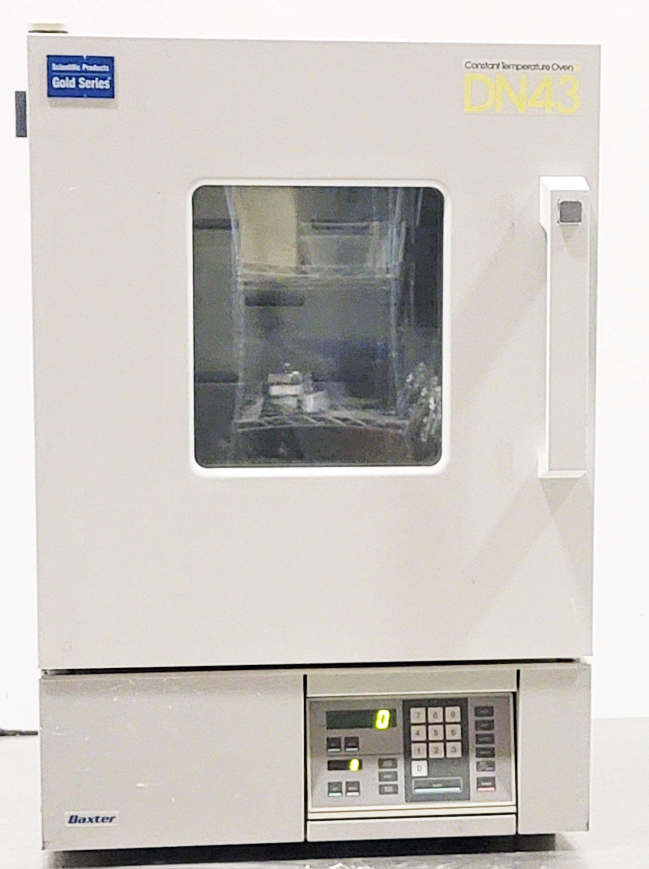 Baxter DN-43 Programmable Laboratory Oven Incubator, 3.2 Cu Ft, 40–260°C