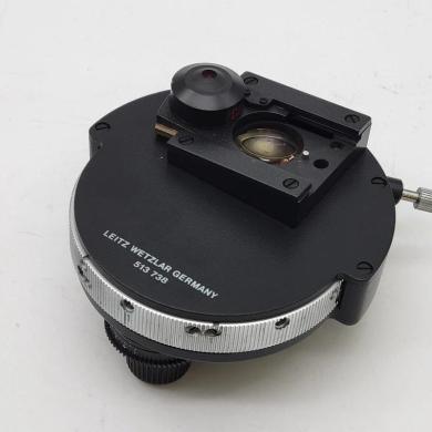 Leitz Microscope Swing Out Phase Contrast Condenser 513738 with ACHR 0.90 Lens 513675-cover