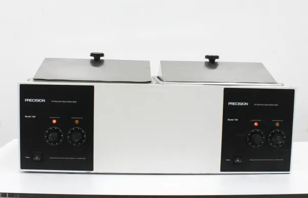 Precision Scientific Dual Chamber Water Bath Model 66552, 12L Stainless Steel, 99.9°C Max Temperature