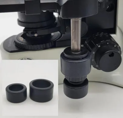 Olympus Ergonomic Rubber Coaxial Microscope Stage Grips for BX Series Stages U-SVRS, U-SVRC, U-SVRB-4, Olympus Microscopy equipment