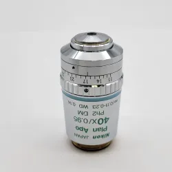 Nikon Plan Apo 40X Phase Contrast Microscope Objective Lens, 2 of 3
