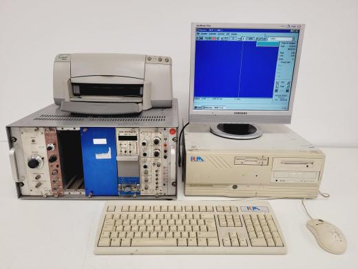 Ortec Alpha Spectrometer 7401 with PC Interface, Monitor, and Printer-cover