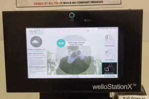 Wello WelloStationX Clinical Thermometer Non-Contact Screening Station 120V, 9 of 9