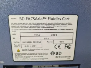 BD Biosciences FACSAria Cell Sorter with Fluidics Cart, 3 of 37