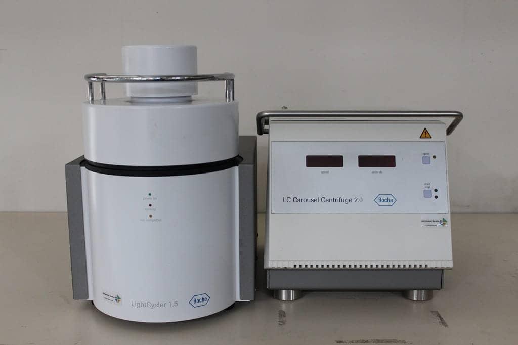 Roche LightCycler 1.5 Real-Time PCR System with LC Carousel 2.0 Centrifuge
