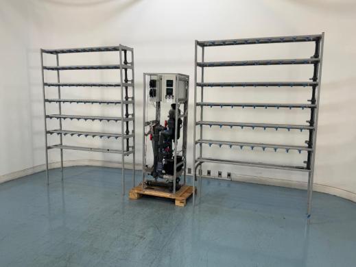 Daniolab Zebrafish Filtration System with 2 IVT Rack Systems for Aquaculture Research-cover