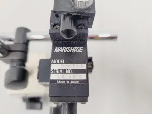 Lot of 3 Narishige 3-axis Micromanipulators on Magnetic Stands M153, M152, 18 of 18