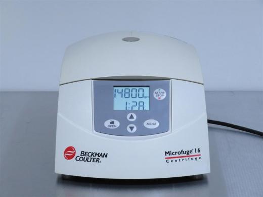 Beckman Coulter Microfuge 16 Benchtop Microcentrifuge with FX241.5P Fixed Angle Rotor-cover