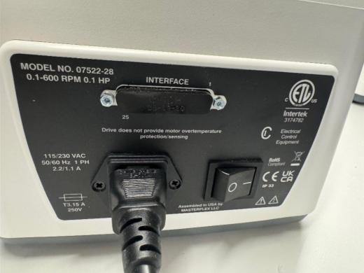Cole Parmer MasterFlex L/S Peristaltic Pump-cover