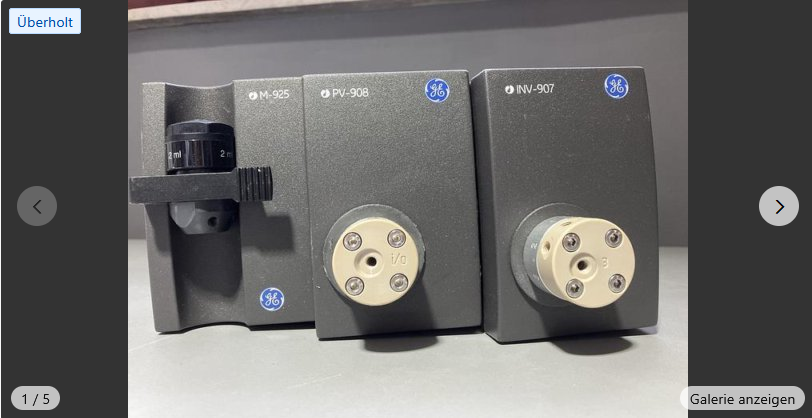 ÄKTA PV-908 & INV-907 Motorized Rotary Valves and M-925 Dynamic Mixer for Chromatography Systems