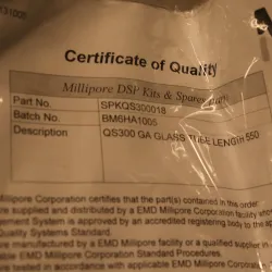 Millipore QS300 38L GA Borosilicate Glass Chromatography Column 550mm Height, 6 of 11