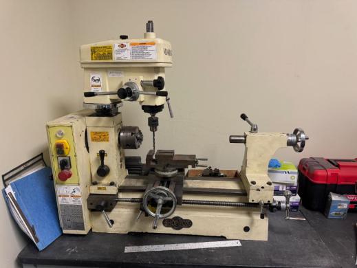 Shop Fox M1018 Benchtop Combo Lathe-Mill Machine Tool-cover