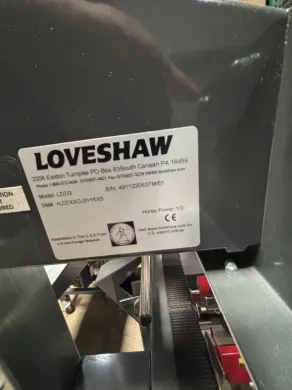 Little David LD7/3 Semi-Automatic Uniform Case Sealer with Conveyor System