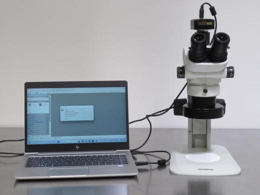 Olympus SZ61 Stereo Microscope with LED Illumination and Imaging Software-cover