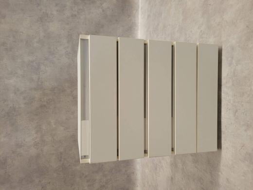 S+B Plinth Cabinet 5 Drawer White 600-cover