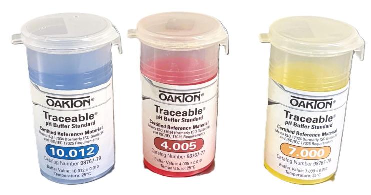 Oakton Traceable pH Buffer Solution Kit with Certified Reference Materials-cover