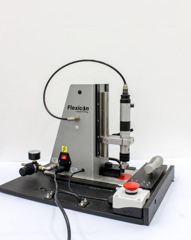 Flexicon FC10 93-110-100 Semi-Automatic Capping Machine for Liquid Filling Automation