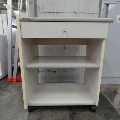 AS ONE 4489 Laboratory Utility Cart with Casters, W720×D470×H870mm-cover