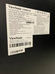 ViewSonic CDE8620-W 86 Inch Large-Format Commercial Display Monitor System, 4 of 6