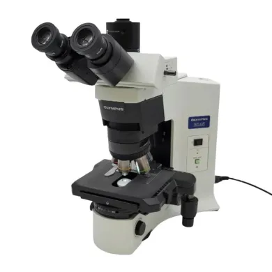 Olympus BX45 Trinocular Microscope with Fluorite Objectives for Pathology and Mohs Applications