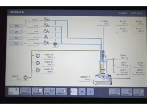 Sartorius Biostat B Twin Benchtop Bioreactor Controller with SU Univessel System for Cell Culture, 15 of 64