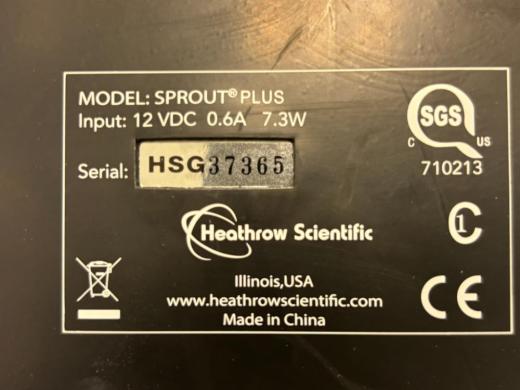 Heathrow Scientific Sprout Plus Mini Centrifuge for Microcentrifuge Tubes-cover