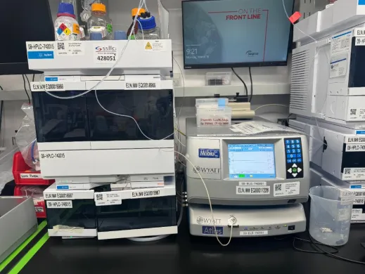 Agilent 1260 Infinity II HPLC System with Wyatt Mobius and Atlas Detectors for Molecular Characterization